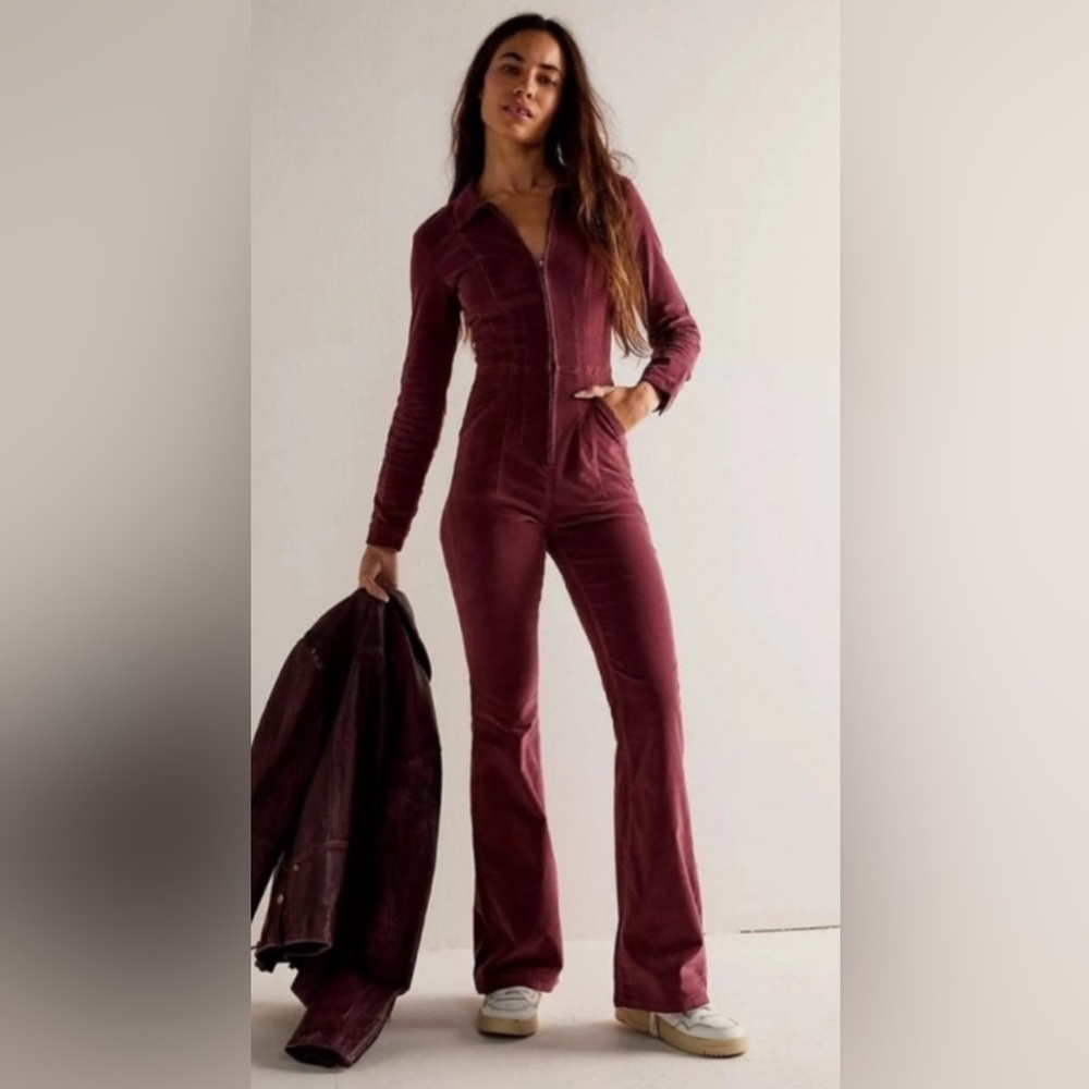 We The Free Jayde Cord Flare Jumpsuit